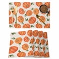 thumbnail image 1 of Fall Pumpkin Placemats Set of 1, Thanksgiving Farmhouse Black Buffalo Plaid Non-Slip Place Mats Washable Table Mats for Kitchen Dining Table Decorations Indoor/Outdoor, 1 of 9