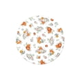 thumbnail image 1 of Fall Pumpkin Round Tablecloth Thanksgiving Harvest Outdoor Tablecloth Waterproof Table Cover for Picnic Dinner Party Decor 47 In C, 1 of 6