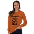 thumbnail image 1 of Fall Pumpkin Spice and Jesus Christ Women's Long Sleeve T Shirt Brisco Brands 4X, 1 of 6