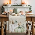 thumbnail image 1 of Fall Pumpkin Table Runner, Autumn Thanksgiving Kitchen Dining Table Decoration for Home Party Decor 13x108 Inches, 1 of 9