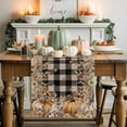 thumbnail image 1 of Fall Pumpkin Table Runner, Autumn Thanksgiving Kitchen Dining Table Decoration for Home Party Decor 13x36 Inches, 1 of 9