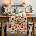 thumbnail image 1 of Fall Pumpkin Table Runner, Autumn Thanksgiving Kitchen Dining Table Decoration for Home Party Decor 13x36 Inches, 1 of 9