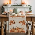 thumbnail image 1 of Fall Pumpkin Table Runner, Autumn Thanksgiving Kitchen Dining Table Decoration for Home Party Decor 13x48 Inches, 1 of 9