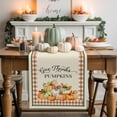 thumbnail image 1 of Fall Pumpkin Table Runner, Autumn Thanksgiving Kitchen Dining Table Decoration for Home Party Decor 13x90 Inches, 1 of 9