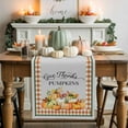 thumbnail image 1 of Fall Pumpkin Table Runner, Autumn Thanksgiving Kitchen Dining Table Decoration for Home Party Decor 13x90 Inches, 1 of 9