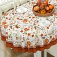 thumbnail image 1 of Fall Pumpkin Tablecloth Autumn Thanksgiving Table Cloth, Waterproof Fall Harvest Table Cover for Fall Harvest Party Decoration-54 x72, 1 of 6