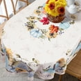 thumbnail image 1 of Fall Pumpkin Tablecloth Buffalo Plaid Thanksgiving Autumn Table Cloth 60"x84", Waterproof Fall Table Cover for Fall Harvest Party Decoration-Blue Pumpkin, 1 of 6