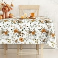 thumbnail image 1 of Fall Pumpkin Tablecloth Watercolor Pumpkin Pattern Table Cover 60 x 102 Inch Autumn Rectangle Picnic Table Cloth for Thanksgiving Wedding Holiday Party Supplies Table Decor, 1 of 6