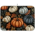 thumbnail image 1 of Fall Pumpkin Thanksgiving Dish Drying Mat for Kitchen Counter Kitchen Drying Mat Dish Rack Mat Dish Drainer Pad Microfiber Absorbent Washable Drying Pad for Countertop, 1 of 4
