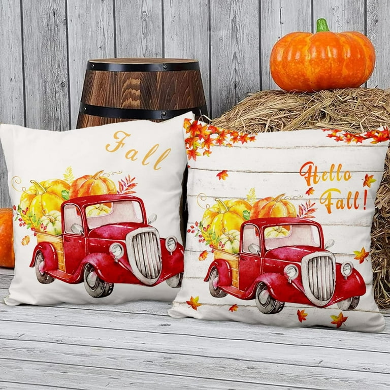 Pumpkin 16x16 Pillow Covers Walmart Fall Pillow Covers 16x16 Inch