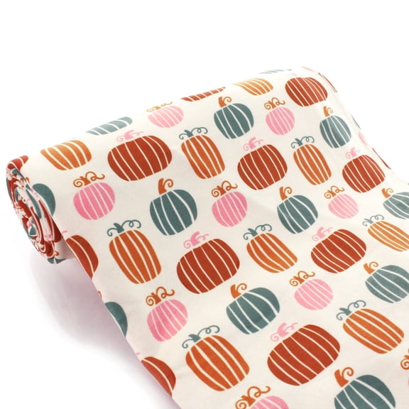 Fall Pumpkin Whimsy DBP Fabric 1/2 yard