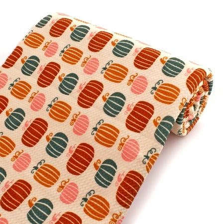 Fall Pumpkin Whimsy Bullet Fabric 6" Strip
