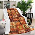 thumbnail image 1 of Fall Pumpkins and Autumn Leaves Pattern Blanket,Comfortable Soft Flannel Throw Blanket,All Season,Warm Lightweight Blankets for Sofa Bed Couch Living Room Chair,40"x50", 1 of 4