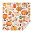 thumbnail image 1 of Fall Pumpkins and Autumn Leaves Square Tablecloth,Waterproof Square Table Cover,Wipeable Spillproof Washable Table Cover for Home Kitchen Party Decor 42"X42"(107x107cm), 1 of 6