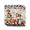 thumbnail image 1 of Fall Pumpkins Cloth Napkins Set of 4 Reusable Dinner Napkins, Thanksgiving Flowers Grape Autumn Deciduous Cocktail Napkin Washable Table Napkins for Wedding/Holiday Party/Baby Shower 20"x20", 1 of 7