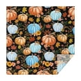 thumbnail image 1 of Fall Pumpkins Leaves and Flowers Pattern Square Tablecloth,Waterproof Square Table Cover,Wipeable Spillproof Washable Table Cover for Home Kitchen Party Decor 42"X42"(107x107cm), 1 of 6