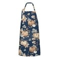 thumbnail image 1 of Fall Pumpkins Leaves Pattern Apron-Garden Aprons for Women with Pockets-Cotton Linen Waterproof Kitchen Cooking Gardening Aprons Adjustable for Kitchen,Cooking,BBQ and Salon 33"x27", 1 of 7