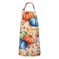 thumbnail image 1 of Fall Pumpkins Leaves Pattern Apron-Garden Aprons for Women with Pockets-Cotton Linen Waterproof Kitchen Cooking Gardening Aprons Adjustable for Kitchen,Cooking,BBQ and Salon 33"x27", 1 of 7