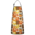 thumbnail image 1 of Fall Pumpkins Leaves Pattern Apron-Garden Aprons for Women with Pockets-Cotton Linen Waterproof Kitchen Cooking Gardening Aprons Adjustable for Kitchen,Cooking,BBQ and Salon 33"x27", 1 of 7