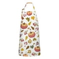 thumbnail image 1 of Fall Pumpkins Leaves Pattern Apron-Garden Aprons for Women with Pockets-Cotton Linen Waterproof Kitchen Cooking Gardening Aprons Adjustable for Kitchen,Cooking,BBQ and Salon 33"x27", 1 of 7