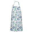 thumbnail image 1 of Fall Pumpkins Leaves Pattern Apron-Garden Aprons for Women with Pockets-Cotton Linen Waterproof Kitchen Cooking Gardening Aprons Adjustable for Kitchen,Cooking,BBQ and Salon 33"x27", 1 of 7