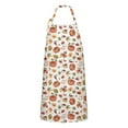 thumbnail image 1 of Fall Pumpkins Leaves Pattern Apron-Garden Aprons for Women with Pockets-Cotton Linen Waterproof Kitchen Cooking Gardening Aprons Adjustable for Kitchen,Cooking,BBQ and Salon 33"x27", 1 of 7