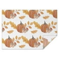 thumbnail image 1 of Fall Pumpkins Leaves Pattern Rectangle Tablecloth 60"x84",Waterproof Polyester Rectangle Table Cloth, Wipeable Spillproof Polyester Tablecloth for Dining, Camping, Indoor and Outdoor, 1 of 5