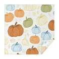 thumbnail image 1 of Fall Pumpkins Leaves Pattern Square Tablecloth,Waterproof Square Table Cover,Wipeable Spillproof Washable Table Cover for Home Kitchen Party Decor 42"X42"(107x107cm), 1 of 6