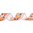 thumbnail image 1 of Fall Pumpkins Ribbons for Bows,Thanksgiving Wired Edge Autumn Maple Leaves Plaid Ribbons for Gift Wrapping Thanksgiving Decoration Supplies, 1 of 6
