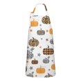 thumbnail image 1 of Fall Pumpkins Stars Pattern Apron-Garden Aprons for Women with Pockets-Cotton Linen Waterproof Kitchen Cooking Gardening Aprons Adjustable for Kitchen,Cooking,BBQ and Salon 33"x27", 1 of 7