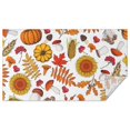 thumbnail image 1 of Fall Pumpkins Sunflowers Mushrooms Rectangle Tablecloth 60"x102",Waterproof Polyester Rectangle Table Cloth, Wipeable Spillproof Polyester Tablecloth for Dining, Camping, Indoor and Outdoor, 1 of 5