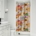 thumbnail image 1 of Fall Pumpkins Sunflowers Pattern Shower Curtain 36"x72" ,Bathroom Decorative Shower Curtains Set with 12 Hooks,Modern Waterproof Washable Shower Curtain, 1 of 6
