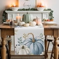 thumbnail image 1 of Fall Pumpkins Table Runner, Autumn Thanksgiving Kitchen Dining Table Decoration for Home Party Decor 13x60 Inches, 1 of 9