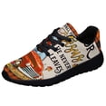 thumbnail image 1 of Fall Pumpkins Truck Fall For Jesus He Never Leaves Halloween Thanksgiving Shoes Sneakers Black Size 10.5, 1 of 7