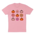 thumbnail image 1 of Fall Pumpkins and Flowers Shirt Unisex X-Small Pink, 1 of 5