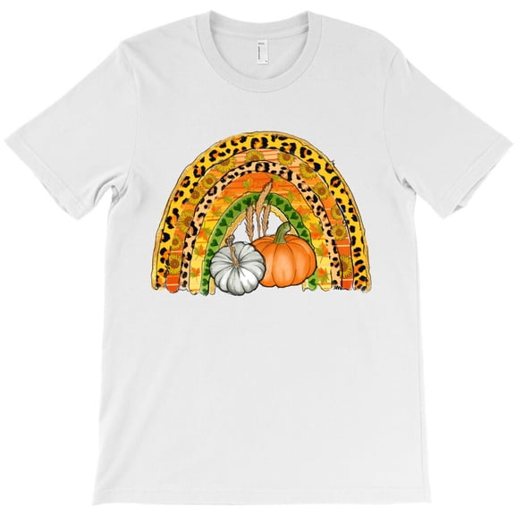 Fall Rainbow, Colorful Autumn Seasonal Graphic Design For Fall G17614 Unisex T-Shirt, Up to Size 5XL