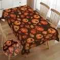 thumbnail image 1 of Fall Rectangular Tablecloth 60x86 Inch, Thanksgiving Autumn Harvest Pumpkins Table Cover, Autumn Decorations Tablecloths Washable Reusable Table Cloth for Kitchen Dining Party Picnic, 1 of 5