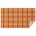 thumbnail image 1 of Fall Red Orange Plaid Checkered Tablecloth,Oil Proof Spill Proof Polyester Table Cover for Rectangle Tables,Foldable Tableclothes Thick Tablecloths for Camping Dining Buffet Parties, 1 of 6