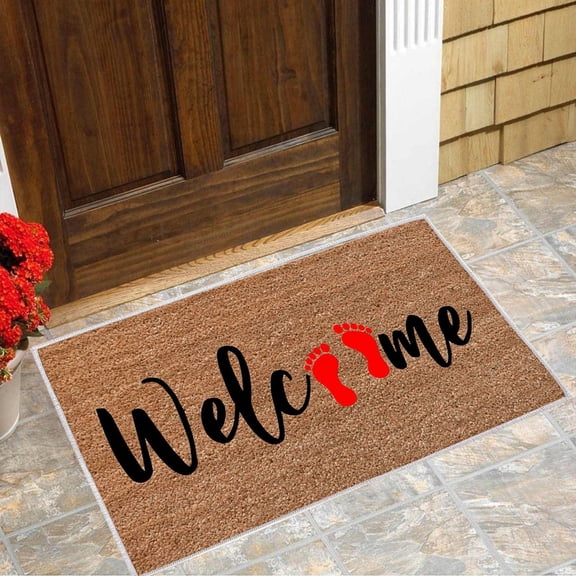 Fall Refresh 1Pc Floor Mat 40X60Cm,Summer Foot Carpet 40*60Cm F,Barefoot Doormat Beach Doormat Welcome Funny Cute Doormat Door Mat Welcome Friends Doormat Funny Doormat New Home Door Mat