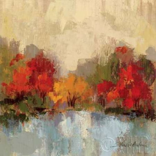 Fall Riverside I Canvas Art - Silvia Vassileva (24 x 24)
