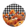Fall Round Metal Signs for Outside Hill House Tin Signs Stainless Steel ...