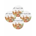 thumbnail image 1 of Fall Round Placemats Set of 4 Berry Maple Leaf Place Mats Thanksgiving Woven Placemat Plaid Pumpkin Sunflower Circle Braided Table Mat for Kitchen Dining Table Autumn Party Home Decor 15 Inch, 1 of 9