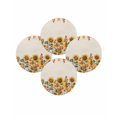 thumbnail image 1 of Fall Round Placemats Set of 4 Harvest Pumpkin Place Mats Thanksgiving Woven Placemat Maple Leaves Sunflower Linen Circle Braided Table Mat for Kitchen Dining Table Autumn Party Home Decor 15 Inch, 1 of 9