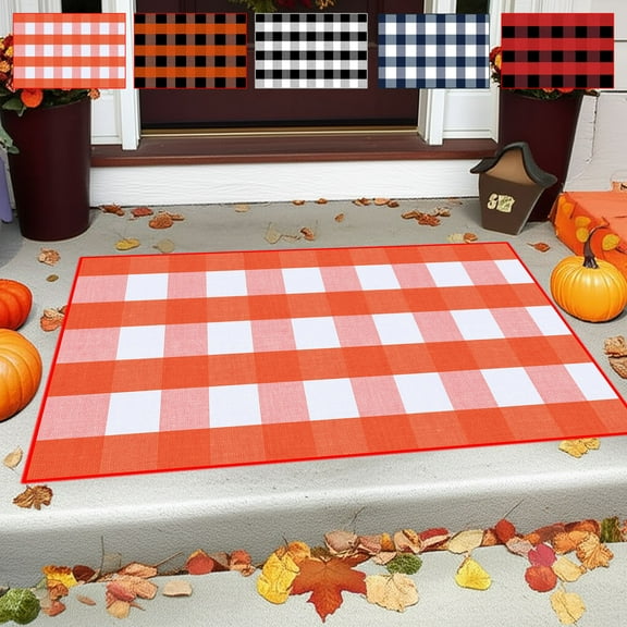 Danhjin Fall Rug Soft Outdoor Modern Area Mat for Front Door Hallways Entrance Entry Festival Holiday Decoration, 15.7x23.6in