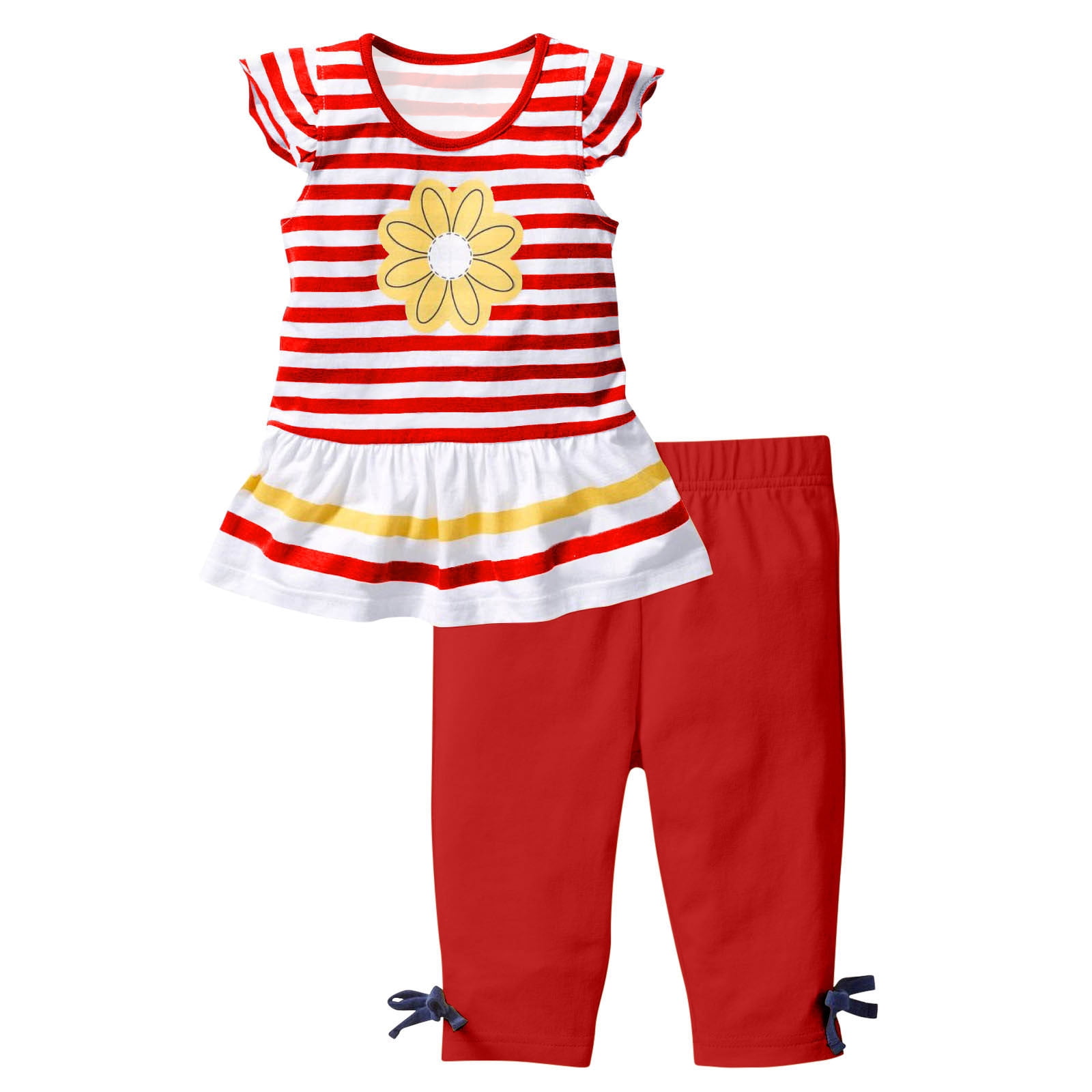 ibuvkizy Toddler Girl Outfits Baby Girls Summer Outfit Sets Kids