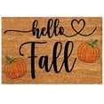 thumbnail image 1 of Hvmvliv Fall Welcome Mat Fall Door Rug Fall Leaves Pumpkin Welcome Doormat For Front Door Indoor Outdoor Rug For Home Kitchen Floor Bathroom Thanksgiving Decor 16X24 Inch B, 1 of 7