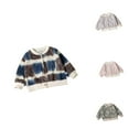 thumbnail image 1 of Fall Saving! HVOBTTY Toddler Cardigan with Button, Kids Fall and Winter Coats, Kids Casual Solid Color Knit Open Front Cardigan Sweatershirt Blue, 1-2 Years, 1 of 4