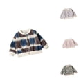 thumbnail image 1 of Fall Saving! HVOBTTY Toddler Cardigan with Button, Kids Fall and Winter Coats, Kids Casual Solid Color Lightweight Hooded Knit Cardigan Brown, 9-12 Months, 1 of 4