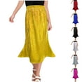 thumbnail image 1 of Fall Saving! HVOBTTY Toddler A Line Long Skirts, Kid's Leisure Sports Skirts, Girls Casual Solid Color Dress Plaid Shiny Shaped Long Maxi Skirt Multicolor, 13 Years, 1 of 4