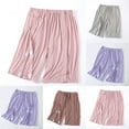 thumbnail image 1 of HVOBTTY Women's Short Pajama Pants, Pajama Pants for Women, Women's Casual Plus Size Solid Color Home Thin Pants Sleeping Pants Gray, L, 1 of 5